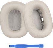 MMOBIEL Vervangende Oorkussens voor AirPods Max Hoofdtelefoon – Mesh Fabric Koptelefoon Oorkussens – Noise Isolation Hoofdtelefoon Earpads – Sterrenlicht