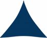vidaXL Zonnescherm Driehoekig 4x5x5m Oxford Stof Blauw Waterdicht UV-bescherming Inclusief Bevestigingsmateriaal