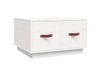 Maison Exclusive - Table basse, blanc, 60x53x35 cm, pin massif
