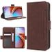 Motorola Étui Portefeuille Motorola Edge 40 Pro/Edge+ (2023) - Série Cardholder - Marron