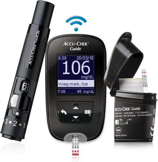 Accu-check Accu-Chek Guide kit mg/dl - Bloedglucosemeter met prikken