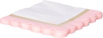 Givi Italia Feestservetten - 16x - baby shower - 3 laags - 33 x 33 cm - geboorte