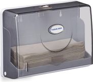 Merkloos Relaxdays handdoekdispenser muur