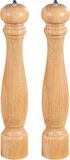 Grand set de poivre et sel en bois 40 cm