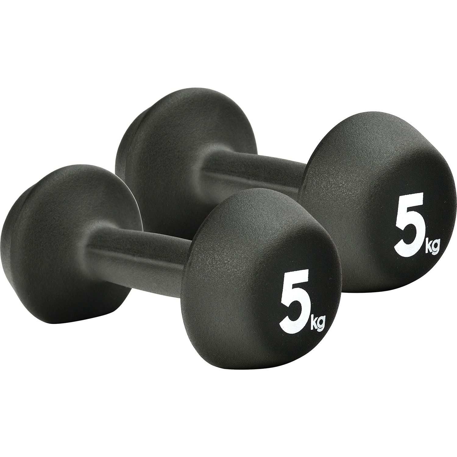 Adidas Dumbbell Set Neopreen 2 x 5 kg - Zwart/Wit
