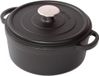 Cuisinova Braadpan en fonte - 20 cm - 2,5 litre - Noir
