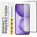 Techsuit Film de protection d'écran pour Oppo Reno16 F / Reno16 FS, Verre Trempé, Collage Complet, Noir