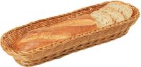 Merkloos / Sans marque Kesper Gevlochten stokbrood broodmand - 41 x 16 x 7 cm