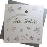 Spannende White Cotton Cards Spannende nieuwe Venture Card - Verijdelde Nieuwe Venture - door WHITE KATOEN KAARTEN B194