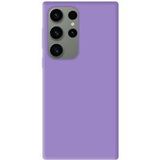 Samsung Galaxy S23 Ultra Siliconen Matte Hoesje - Violet