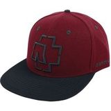 Rammstein Beanie - Logo - Snapback Cap - bordeaux-zwart