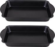 Chef Traiteur Ovenschaal - 2x - rechthoek - 5 Liter - 41 x 25 x 5 cm - met anti-kleef laag