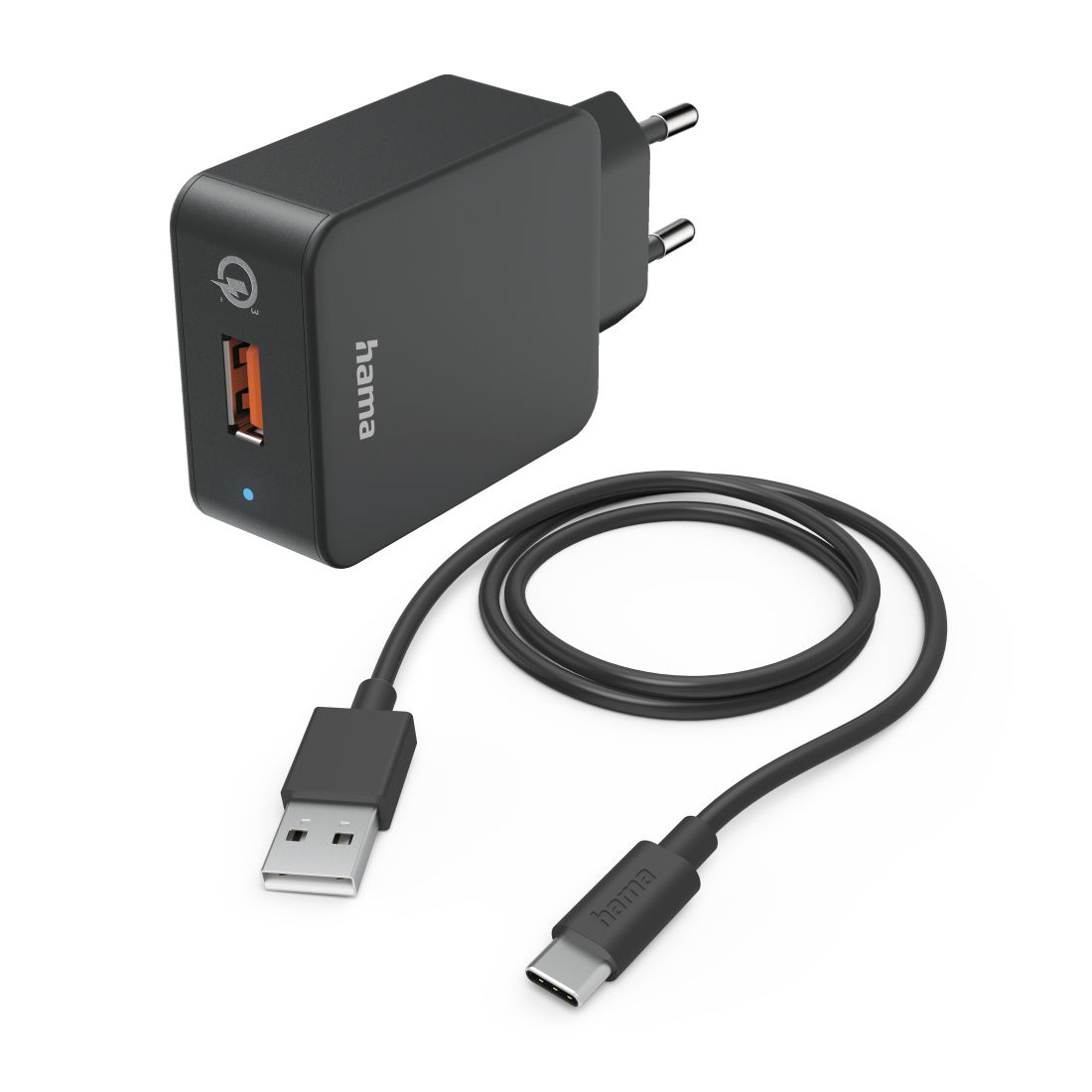 Hama USB-C Snellader - 19.5W - Zwart
