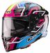 CABERG AVALON X BRAMA Casque intégral XL bleu/rose/jaune/noir