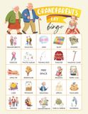Grandparents Day Bingo: 32-Player Senior Citizen Theme Party for National Senior Citizens Day Activity, Senior Centers, and Family Reunions Game Night