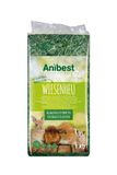 Anibest Wiesenhooi, 100% natuurlijk voer voor konijnen, hamsters, cavia's en andere knaagdieren en kleine dieren, Made in Germany, 1 kg