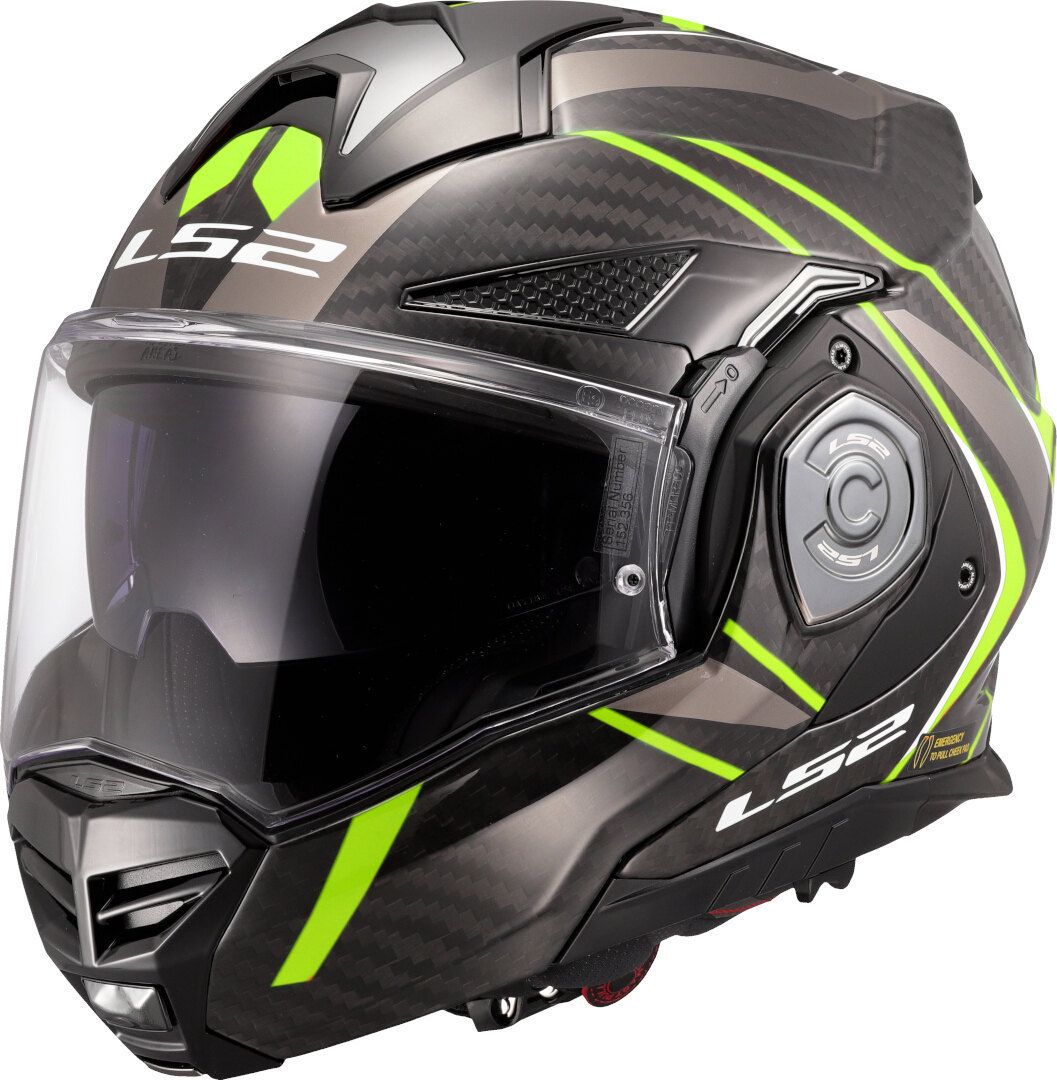 LS2 FF901 Advant X C Future II H-V Geel 06 Systeemhelm - Helm