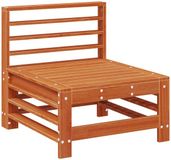 vidaXL - Tuinstoel - Midden - Massief - grenenhout - Wax - Bruin - Dennen