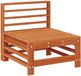 vidaXL - Tuinstoel - Midden - Massief - grenenhout - Wax - Bruin - Dennen