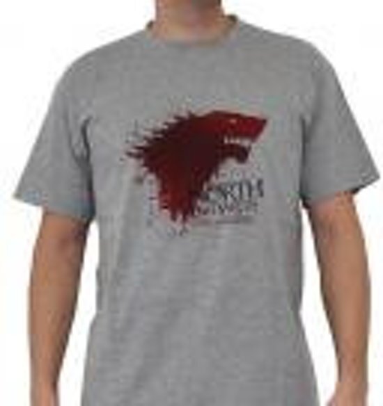 Merchandising GAME OF THRONES - Tshirt The North... man SS sport grey - basic