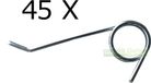 PerfektGarten 45 X ressort de scarification / dent pour rouleau de scarification / scarificateur LIDL Parkside PLVA40-LiA1 / PLVA40-LiB1
