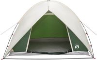 vidaXL Campingtent met waterdichte regenfly 4-persoons Groen