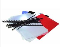 PAVO - Binding Pack A4 - 25x transparante PVC hoezen, 25x gekleurde hoezen, 25x bindingen