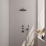 Brauer Gunmetal Edition Thermostatische Regendoucheset Inbouw
