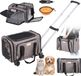 VEVOR Hondentrolley Opvouwbare Hondenrugzak Max.11,3kg Draagvermogen 600d Oxford Stoffen Draagtas Hondentrolley Met 4 Wielen Opbergtassen Huisdierentrolley Ideaal voor Autoreizen