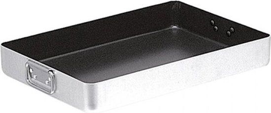 Pujadas Braadslede 60x40cm RVS Rechthoek met Deksel