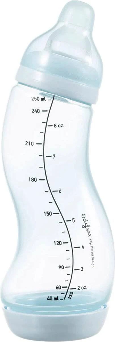 Difrax Baby Bottle 250 ml - Anti-colic - Light Blue