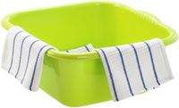 Plasticforte Afwasteil - Vierkant - Kunststof - Groen - 6 Liter