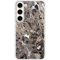 Samsung Bedrukt siliconen hoesje compatibel met Galaxy S23 Marbre