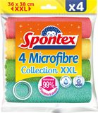 SPONTEX - Microfibre Collection XXL – 4 XXL Microfibres