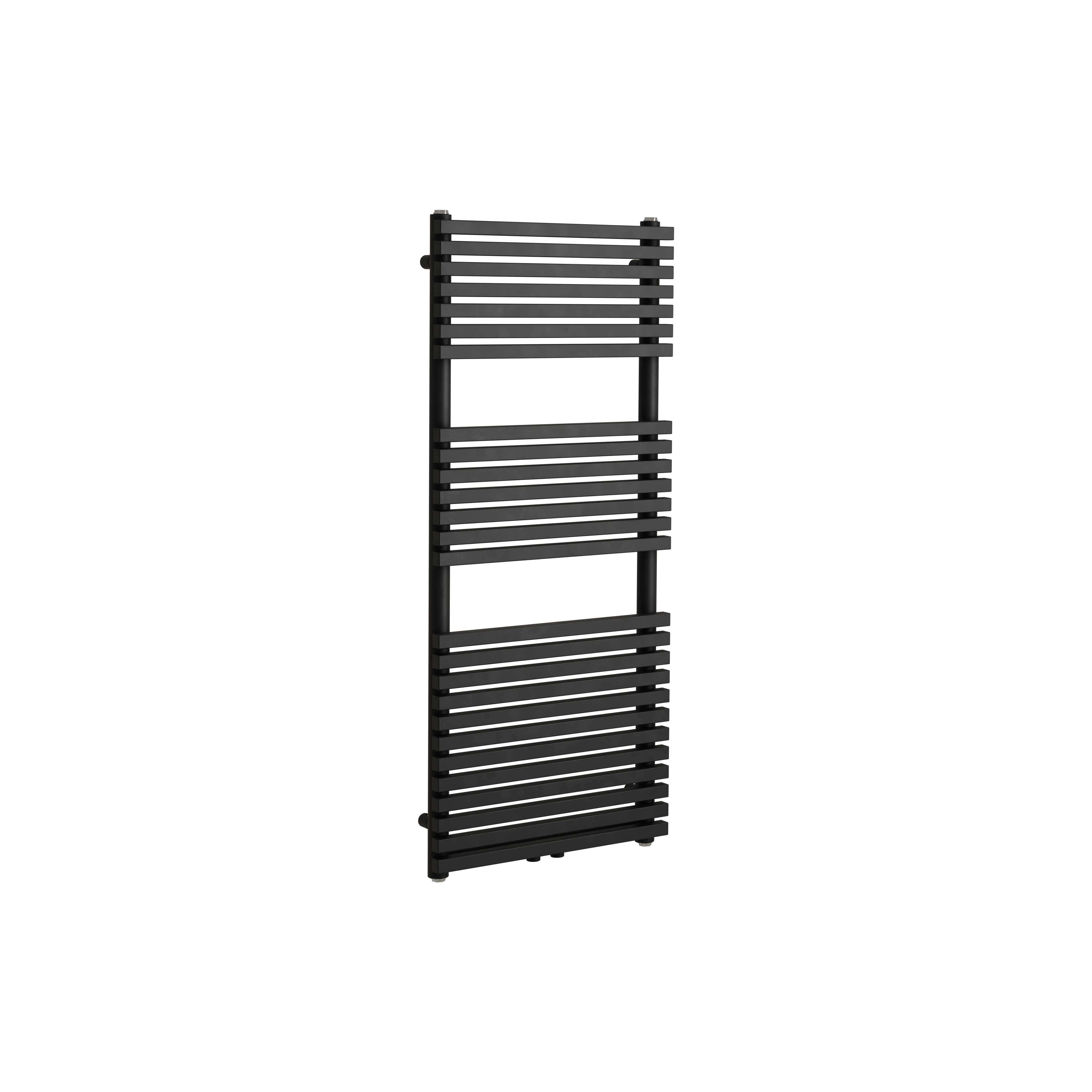VIPERA Vesuvio handdoekradiator centrale verwarming 50x120cm mat zwart