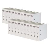 Elba Ordner "rado plast A4, PVC A4, liggend formaat (25 stuks) wit