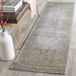 Safavieh Glam Indoor Woven Runner Area tapijt, Passion Collection, PAS402, in grijs/groen, 66 x 244 cm