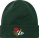New Era Rose Icon Cuff Knit Beanie Hat 60580736, Unisex, Groen