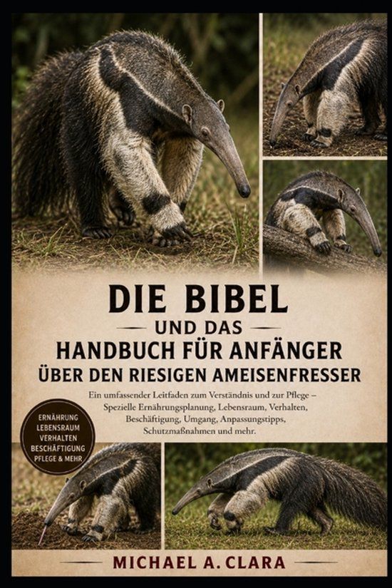 DIE Bol Die Bibel Und Das Handbuch Für Anfänger Über Den Riesigen Ameisenfresser
