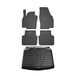 OMAC 6620YPS-484 Ensemble de tapis de sol ETP (élastomère thermoplastique), noir