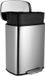 Happiq Luxe pedaalemmer - Zilver 50L - RVS - Softclose - Anti-slip