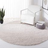 Safavieh Augustus Shag Collection AUG900D massief 3,0 cm dik vloerkleed, 3' x 3' rond, beige
