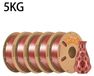 PLA Silk Filament - Filament pour imprimante 3D - Diamètre 1,75 mm - Bobine de 5 kg - Finition soyeuse - Convient aux imprimantes 3D et stylos 3D - Silk Copper Red