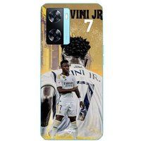 Real Madrid Hoesje Oppo A57s 4G Vinicius JR 7 Behang Maniacase