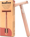 Bambaw Metalen Scheermes - Roségoud