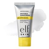 e.l.f. SKIN Suntouchable! Invisible SPF 30, lichte, gelachtige zonnebrandcrème voor een gladde teint, werkt ook als een make-up primer, veganistisch en dierproefvrij