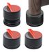 Icecat Jeu de 4 pieds de meuble réglables avec pieds auto-adhésifs