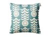 Chhatwal & Jonsson Alok Housse de coussin 50x50 cm Blanc-bleu-aqua