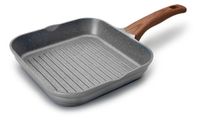 Lacor 27629 Vierkante Grillpan Gietaluminium 28 cm Grijs