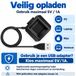 DrPhone Fitbit Ionic Oplaadkabel – 100 cm USB Laadkabel – Vervangende Oplaadkabel – 5V/1A – Zwart